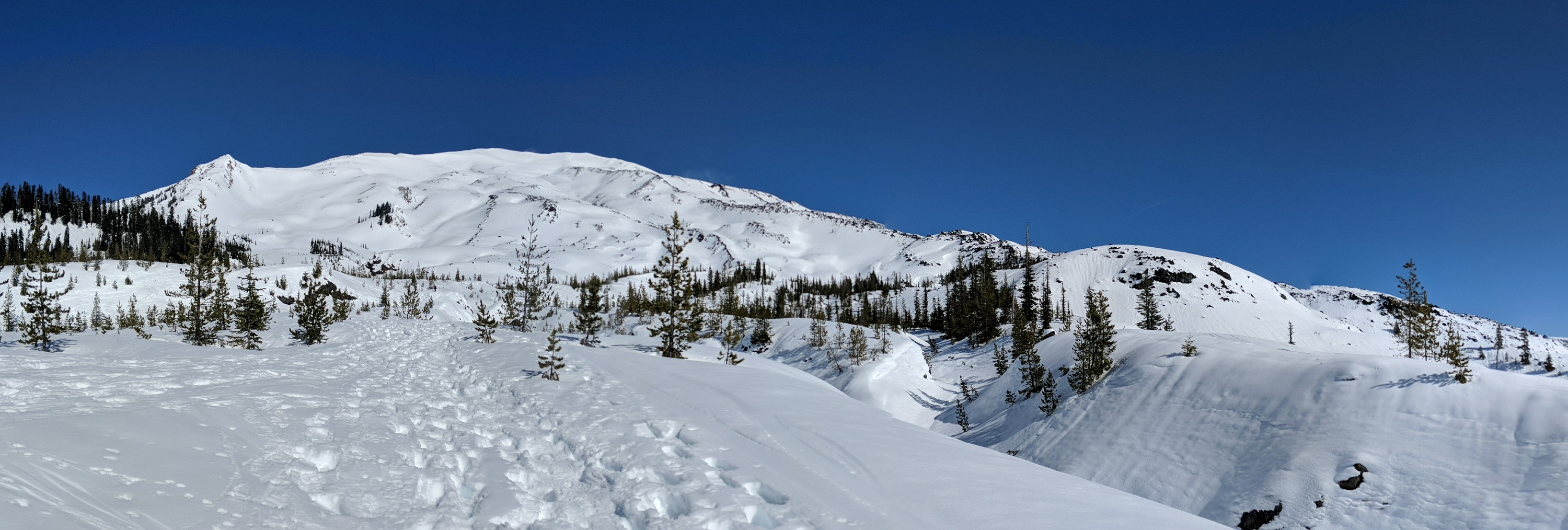 Looking up at St Helens